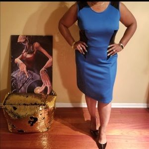 NWOT Spruce & Sage blue with black patent leather